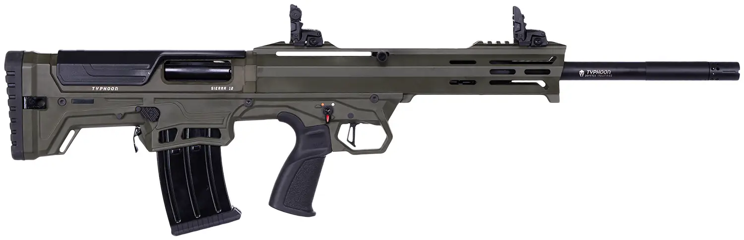 Рушниця typhoon sierra od green s кал. 12/76. Ствол 55 см