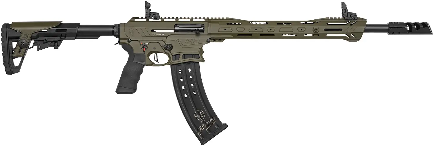 Рушниця typhoon f12 sport gen4 green кал. 12/76 47 см